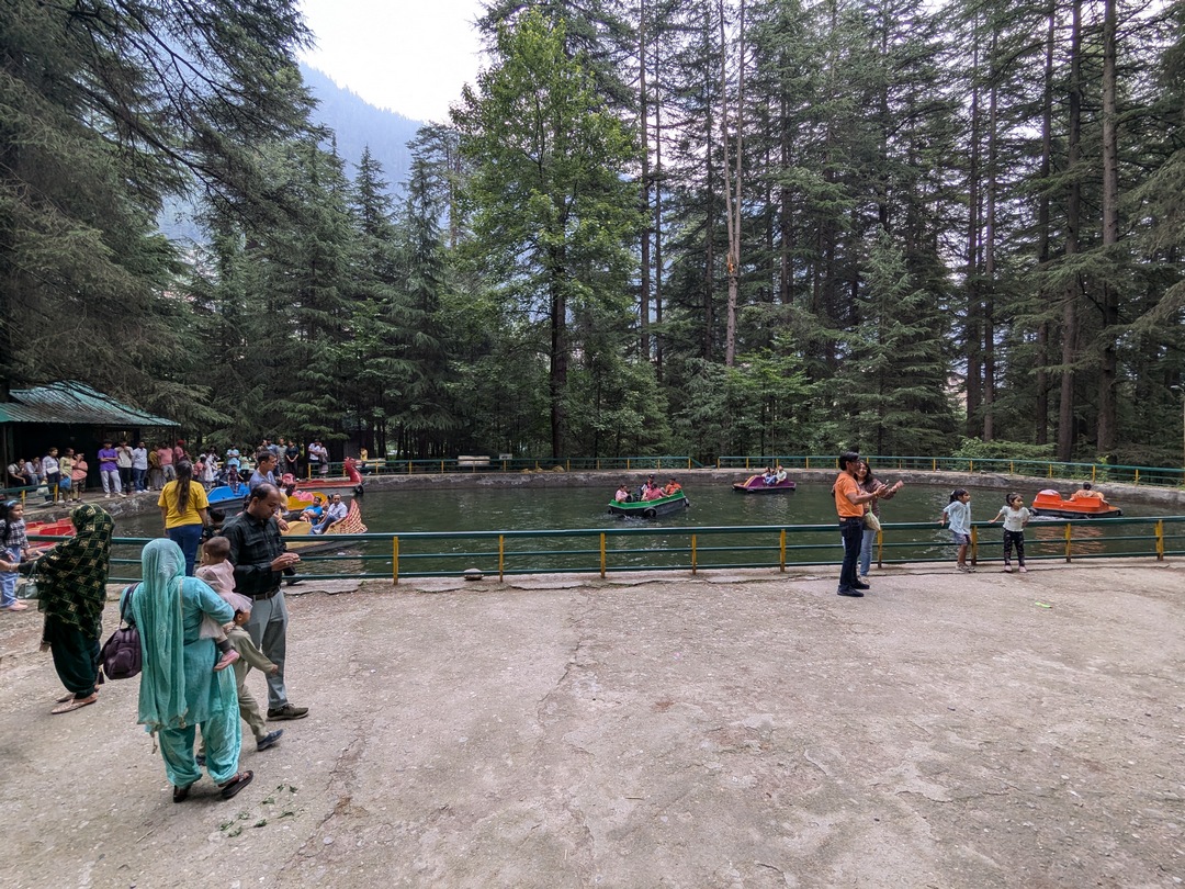 Boating in Van Vihar, Manali