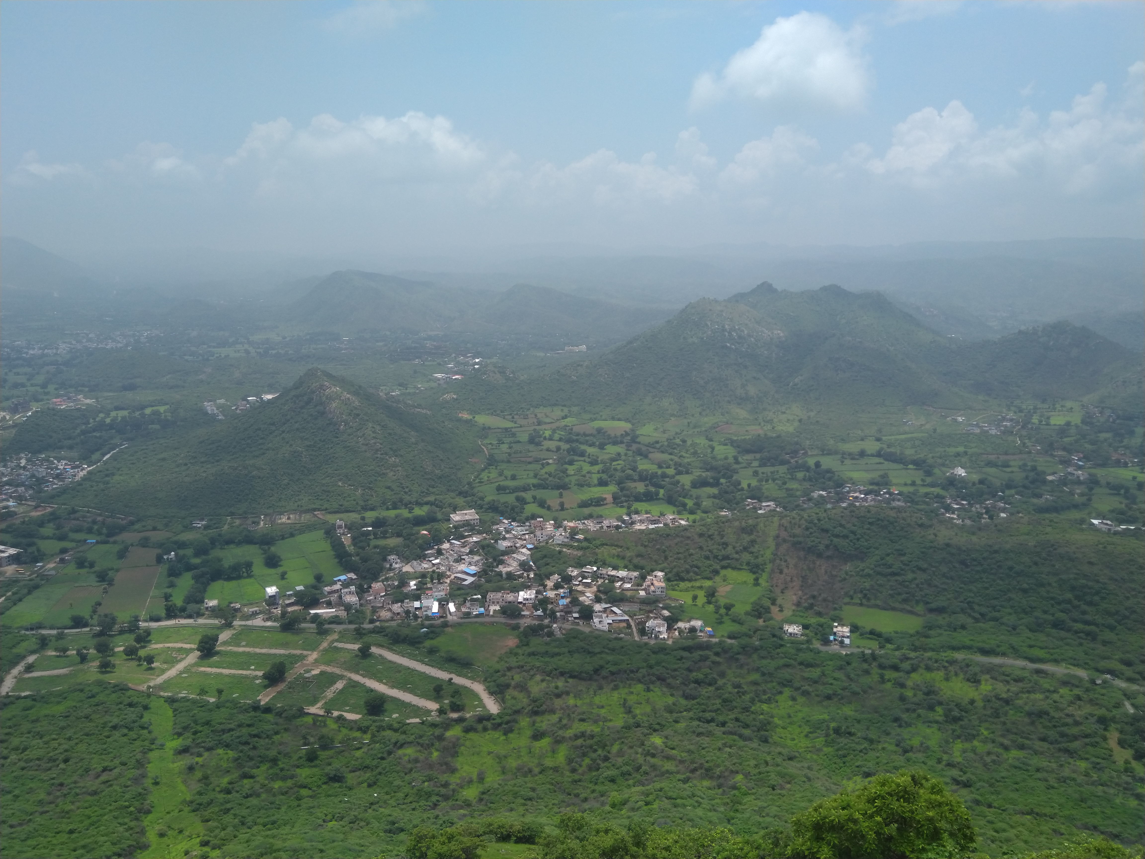 Udaipur city view from Sajjangarh Monsoon palace