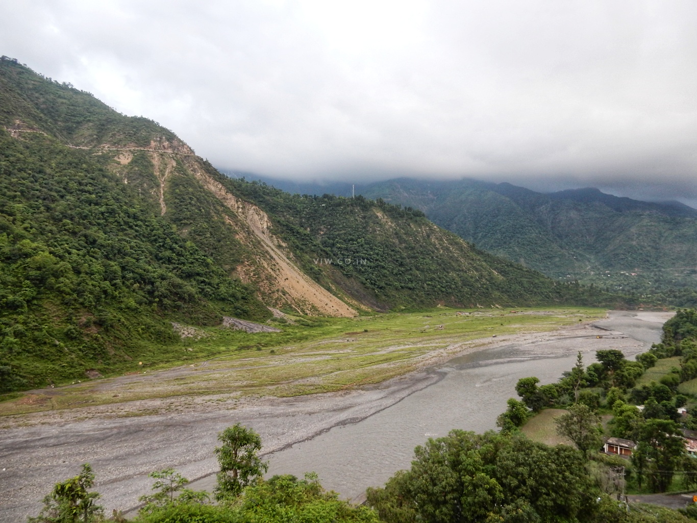 View from La Devi mandir, Near jaton dam, Renuka Ji