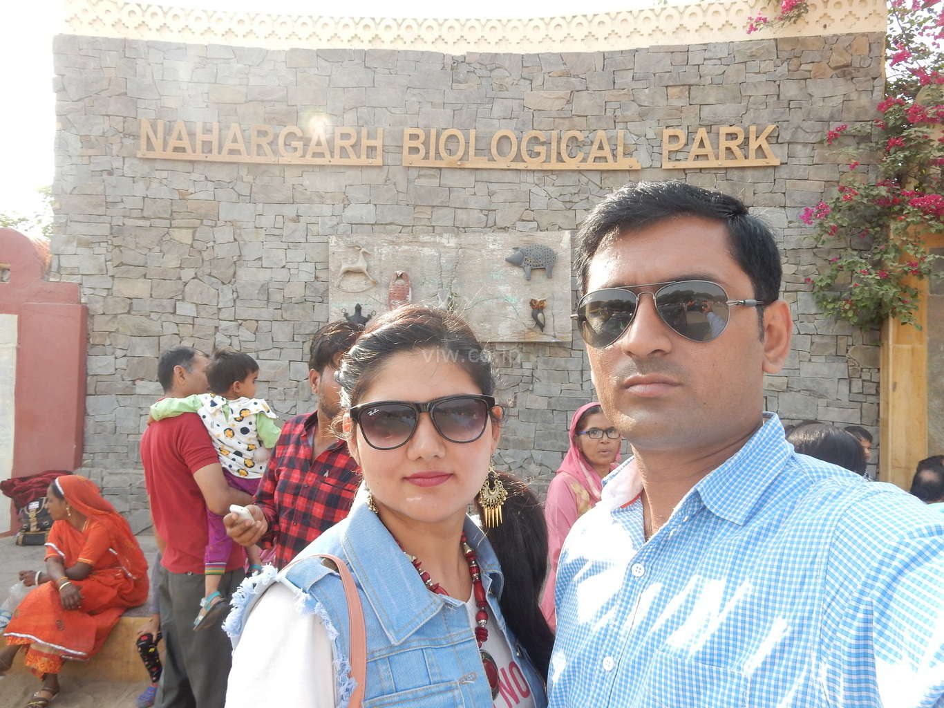 Entry point of nahargarh biological park zoo