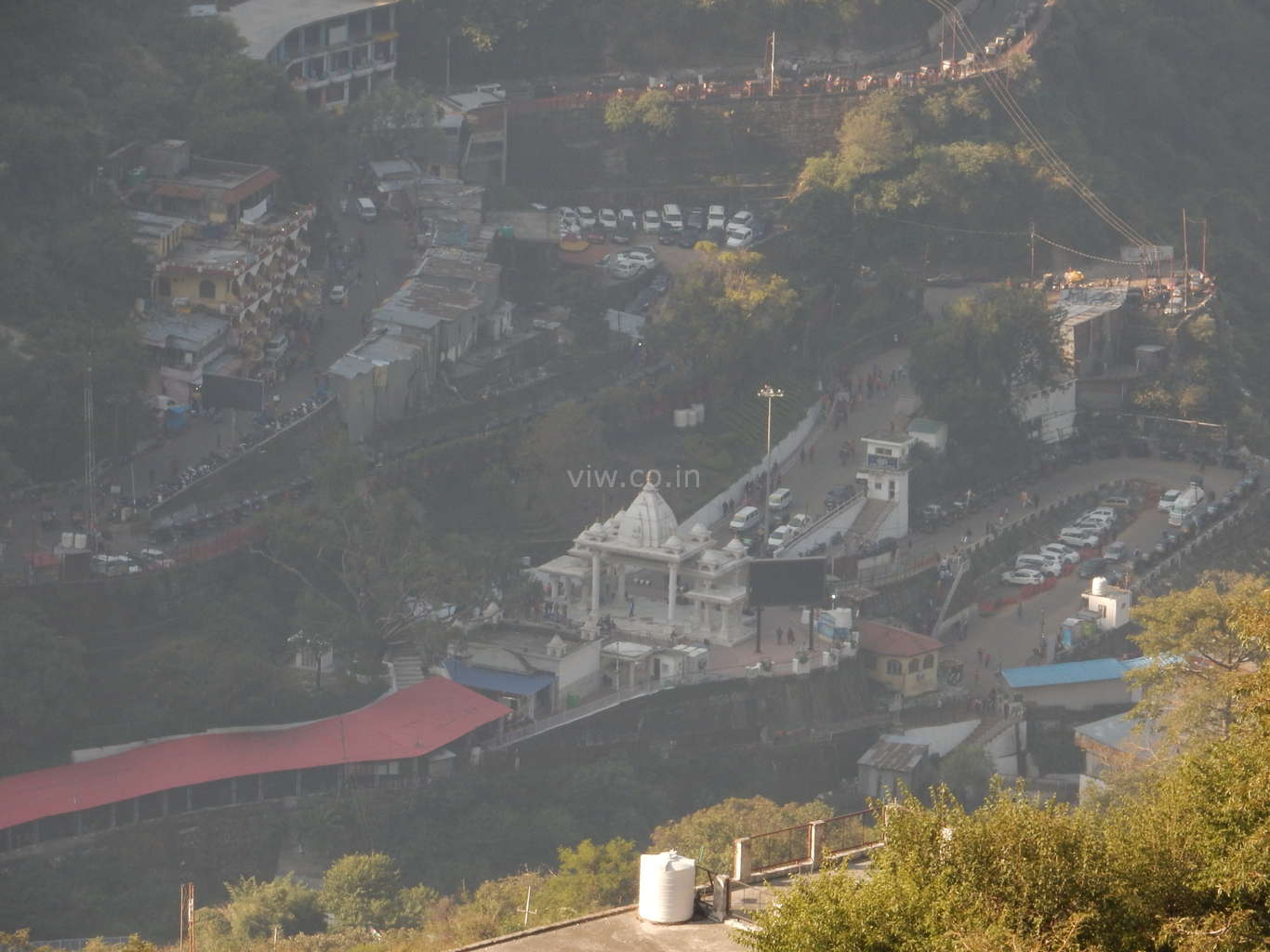 Aerial view of Banganga from Adhkuwari